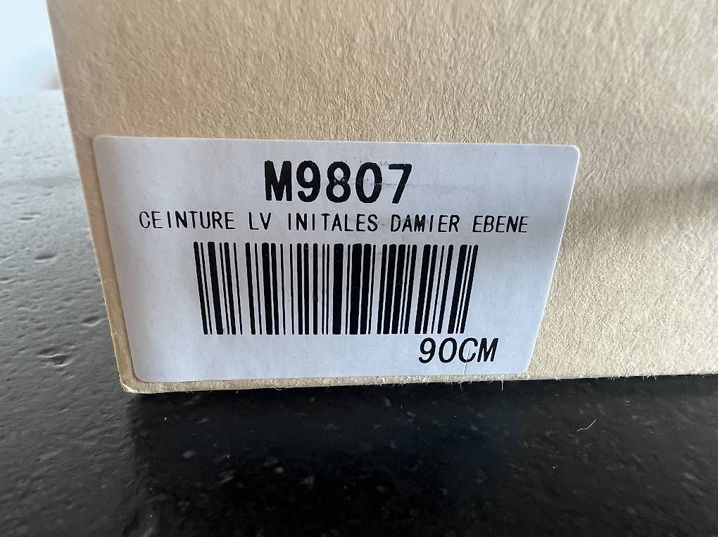 Louis Vuitton Cinture: Louis Vuitton Gürtel - Damier Ebene - 90cm – Usato da Affoltern am Albis venduto da Rabbi002 2