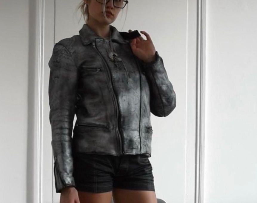Giacche: Silber vintage leder jacke – Usato da Turgi venduto da lenfantterrible 2