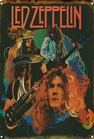 Led Zeppelin Blechschild Metal Rock Band
