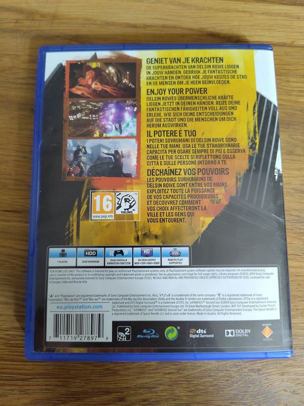 Sony Giochi: inFamous Second Son für Playstation 4 / PS4 – Usato da Kloten venduto da SuperRetroPixels 1