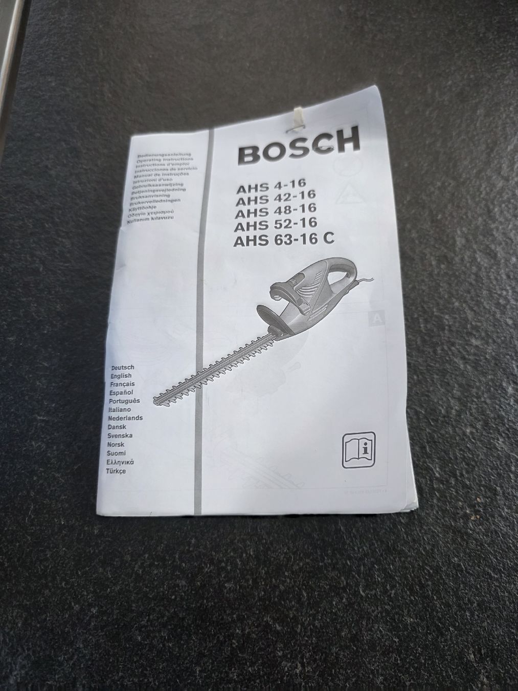 Alle Maschinen: Bosch AHS 4-16 Heckenschere – Gebraucht aus Muttenz von Billie11 4