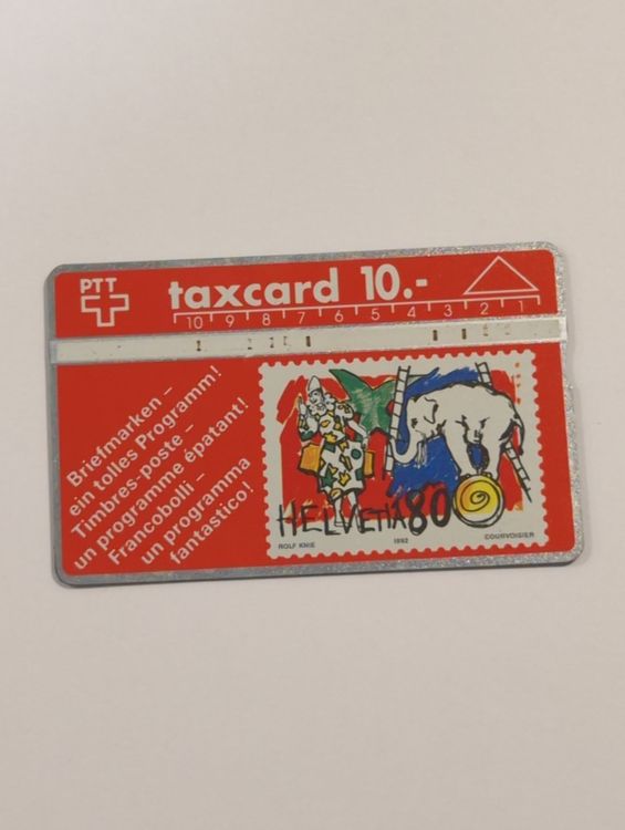 Cartes de téléphone: Carte téléphonique PTT / taxcard – D'occasion à Chavannes-Renens par the_glu