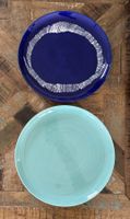 2 x Serax Ottolenghi Teller (26.5cm) blau und hellblau