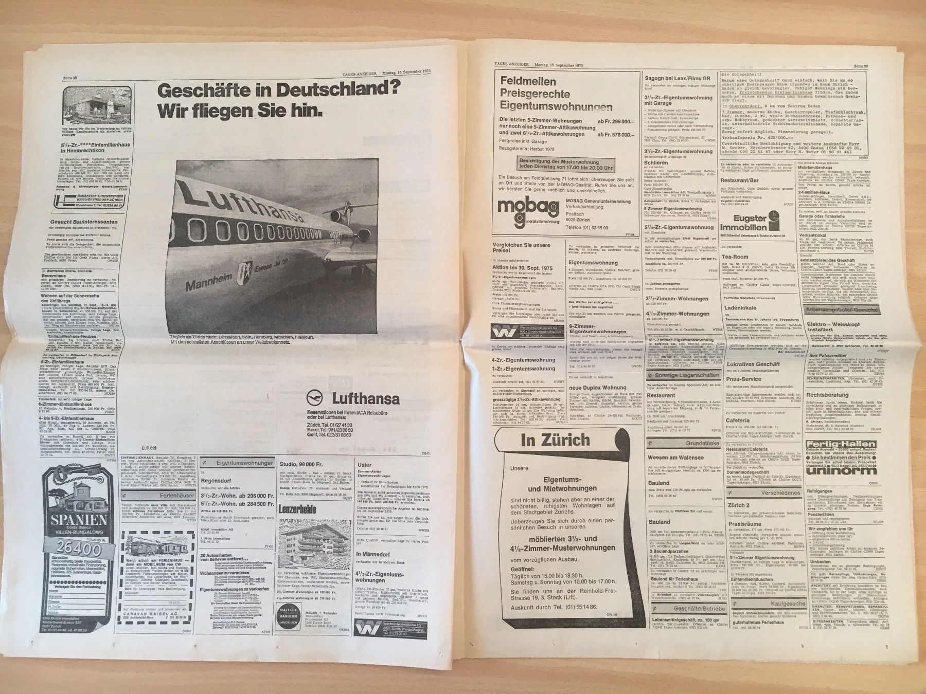 Zeitschriften & Magazine: Tagesanzeiger vom 15. September 1975 – Gebraucht aus Luzern von Jiggy_8898 7