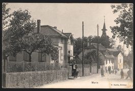 AK Marin, Strassenpartie im Ort, 1909
