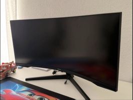 Samsung C34G55TWWP Ultrawide Curved Monitor guter Zustand
