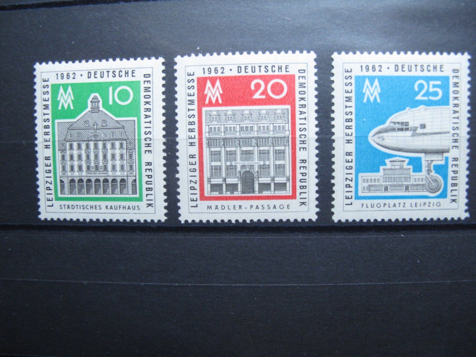 Tutti i francobolli: DDR 1962 Herbstmesse ** – Usato da Wil SG venduto da fva01