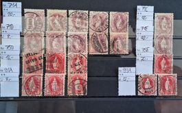 Stehende Helvetia Lot Kat. 782.-