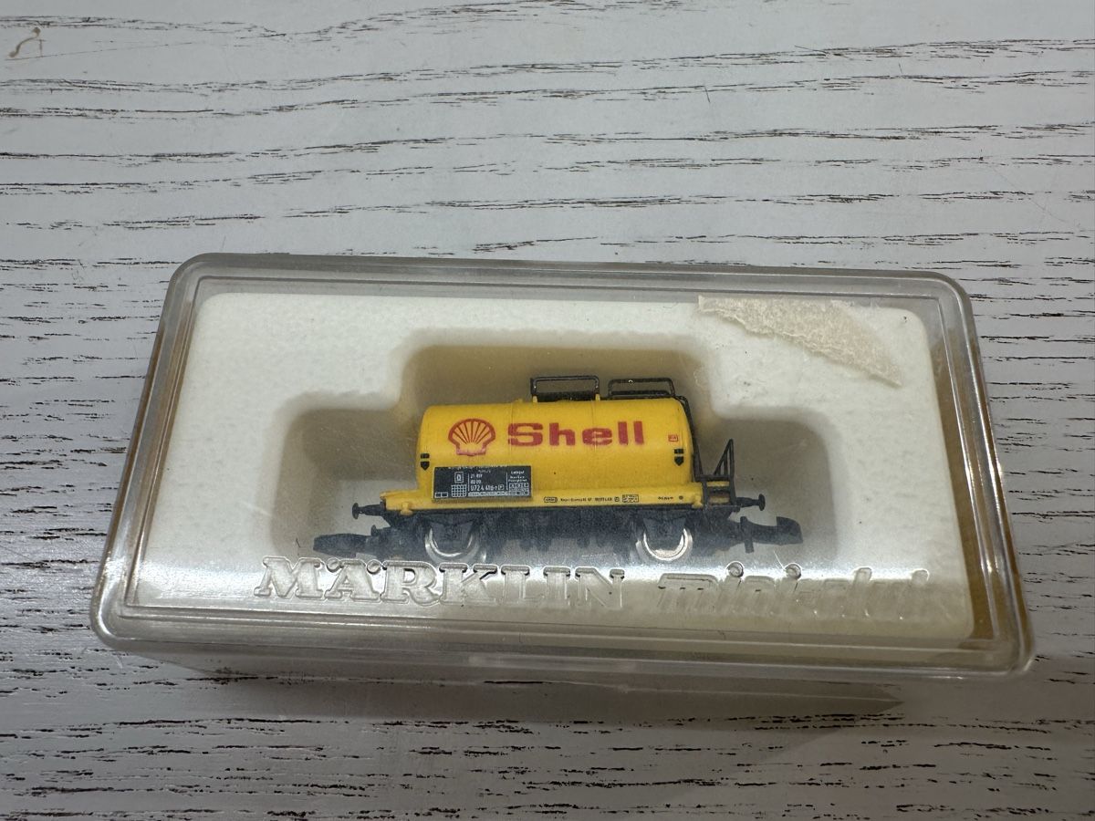 Märklin Modellini di ferrovie: Märklin 8605 Shell Kesselwagen – Usato da Lupsingen venduto da New-Haven 1