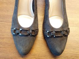 Pumps ara 39 Wildleder schwarz neu