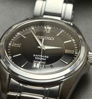 Seiko Big Date Herrenuhr - Neu batteriebetrieben
