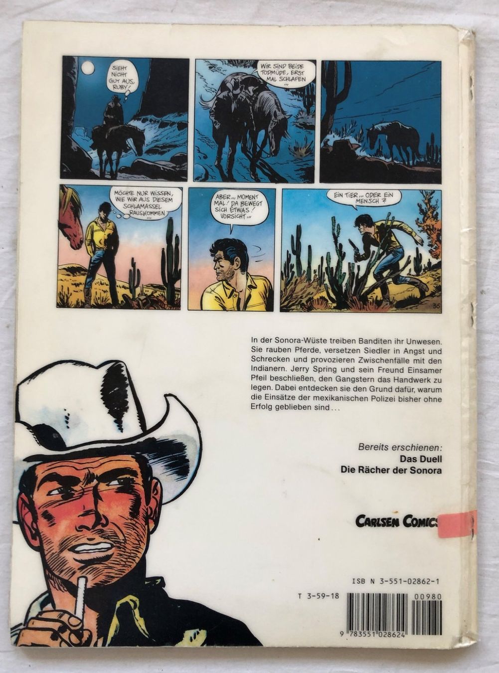 Fumetti: JERRY SPRING - Band 2 - Die Rächer der Sonora – Usato da Schaffhausen venduto da durruti 4