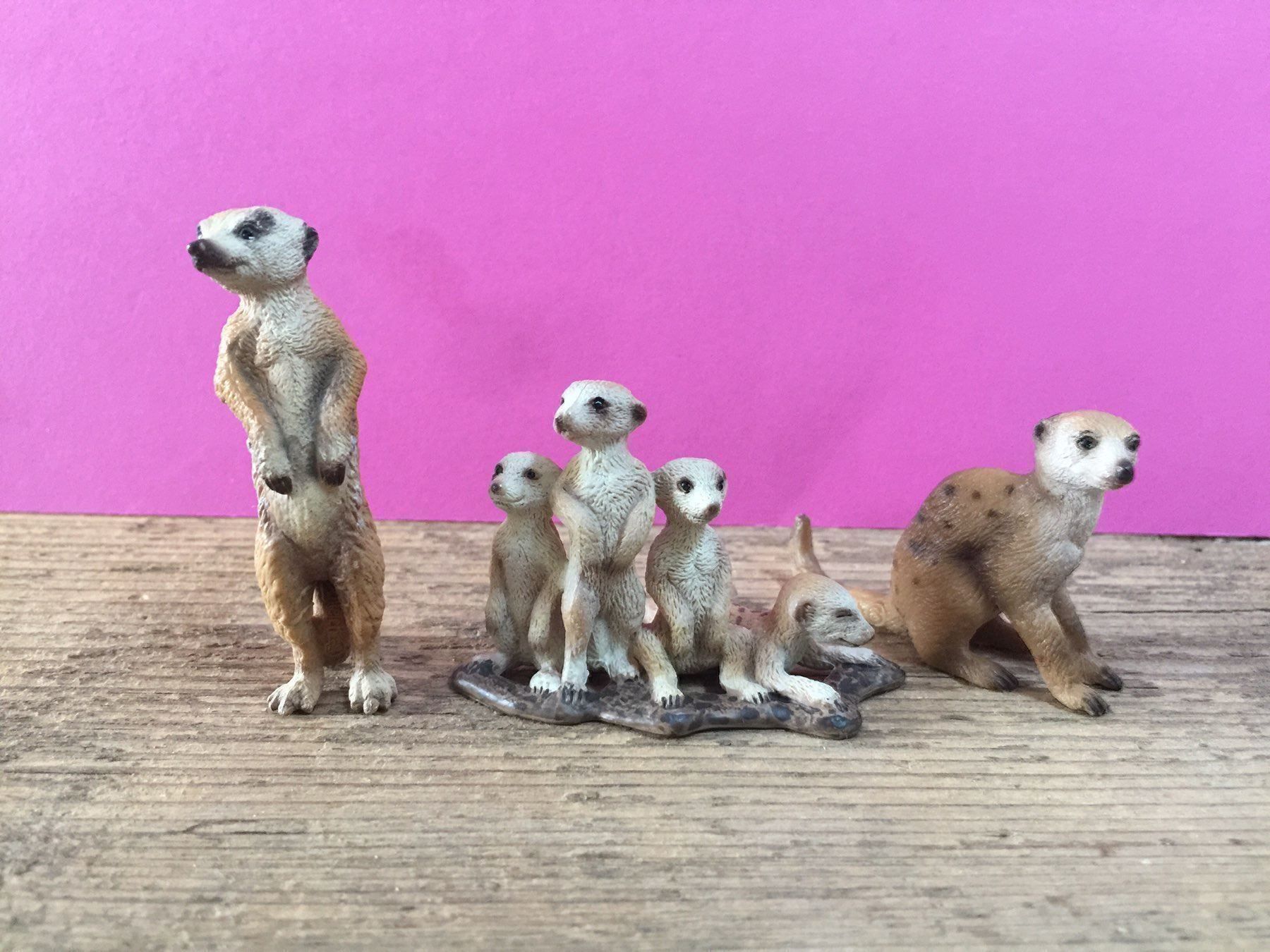 Schleich Figuren: Erdmännchen von Schleich - Raritäten – Gebraucht aus Ennetbaden von mapa05