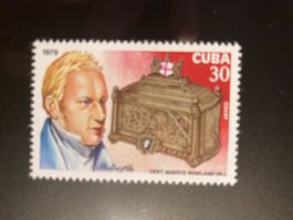 Kuba 1979 100.Todestag Rowland Hill Briefkasten postfrisch