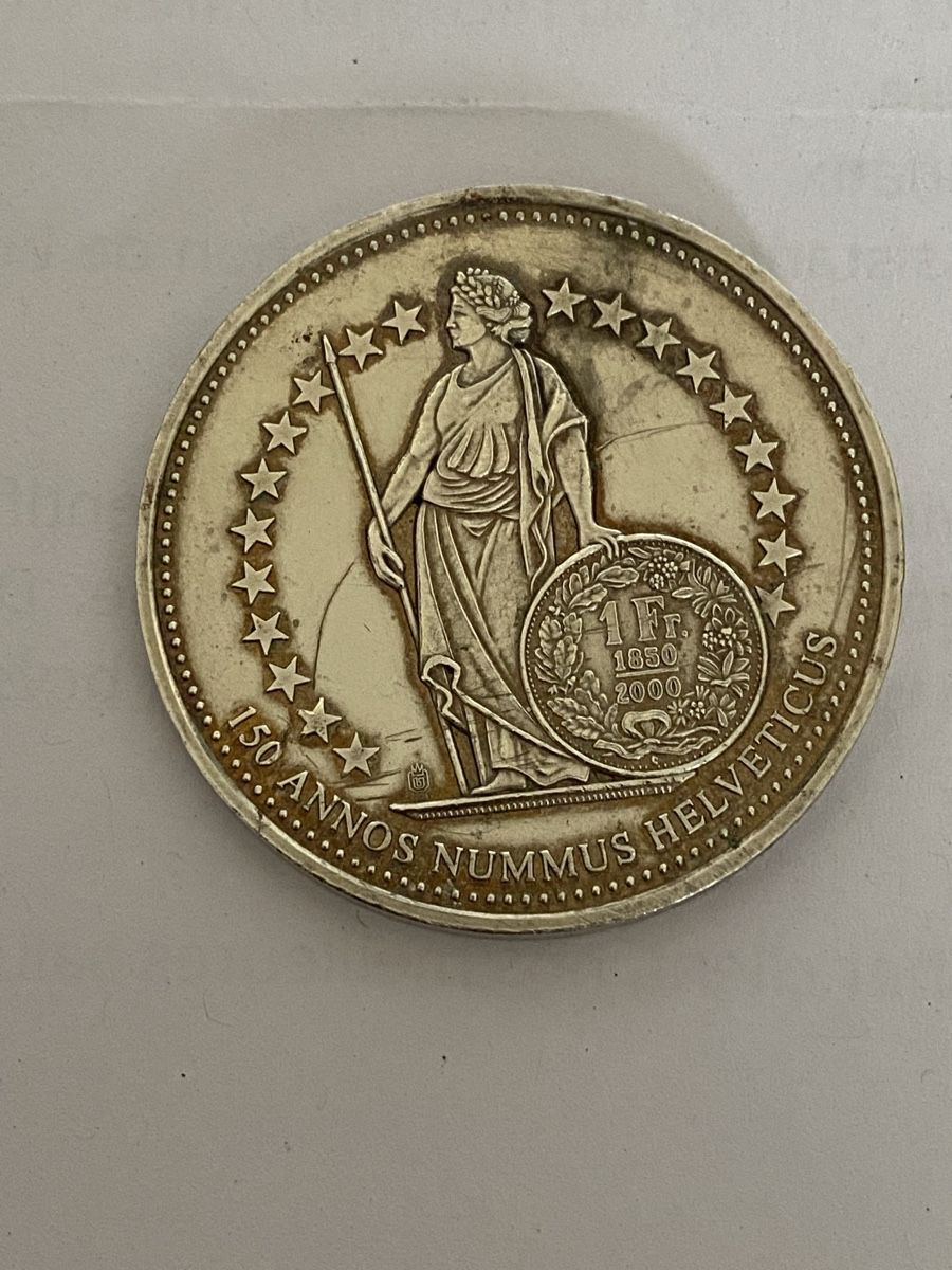 Medaglie: Médaille commémorative Suisse 1850/2000 – Usato da Corsier-sur-Vevey venduto da Ginoarturo 1