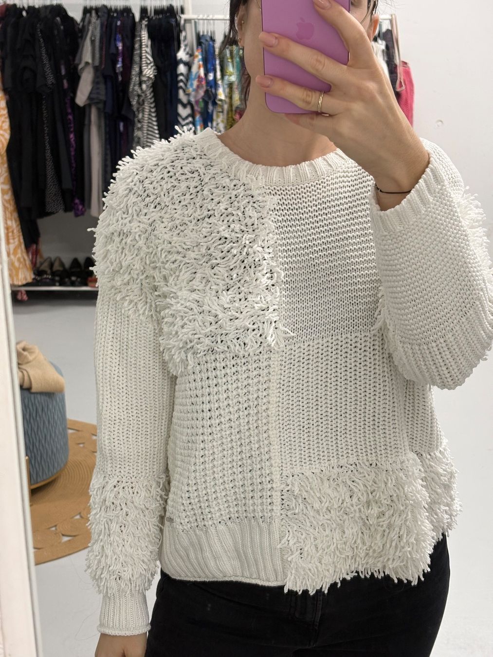 Brax Maglioni & Felpe: neuer Brax fancy Pullover weiss Gr. 38 Strickpullover – Nuovo (secondo la descrizione) da Regensdorf venduto da secondchancefashion