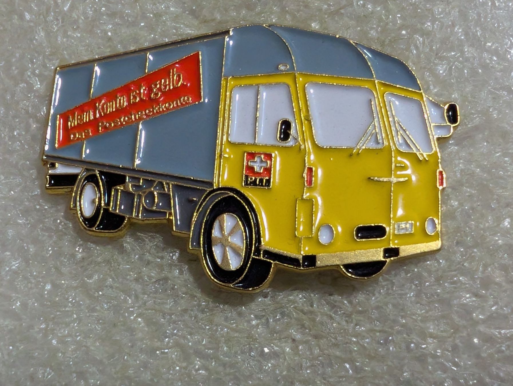 Placchette & Badge: Ansteckpin 177: PTT Post LKW – Usato da Oppligen venduto da Pin-Fall-Shop