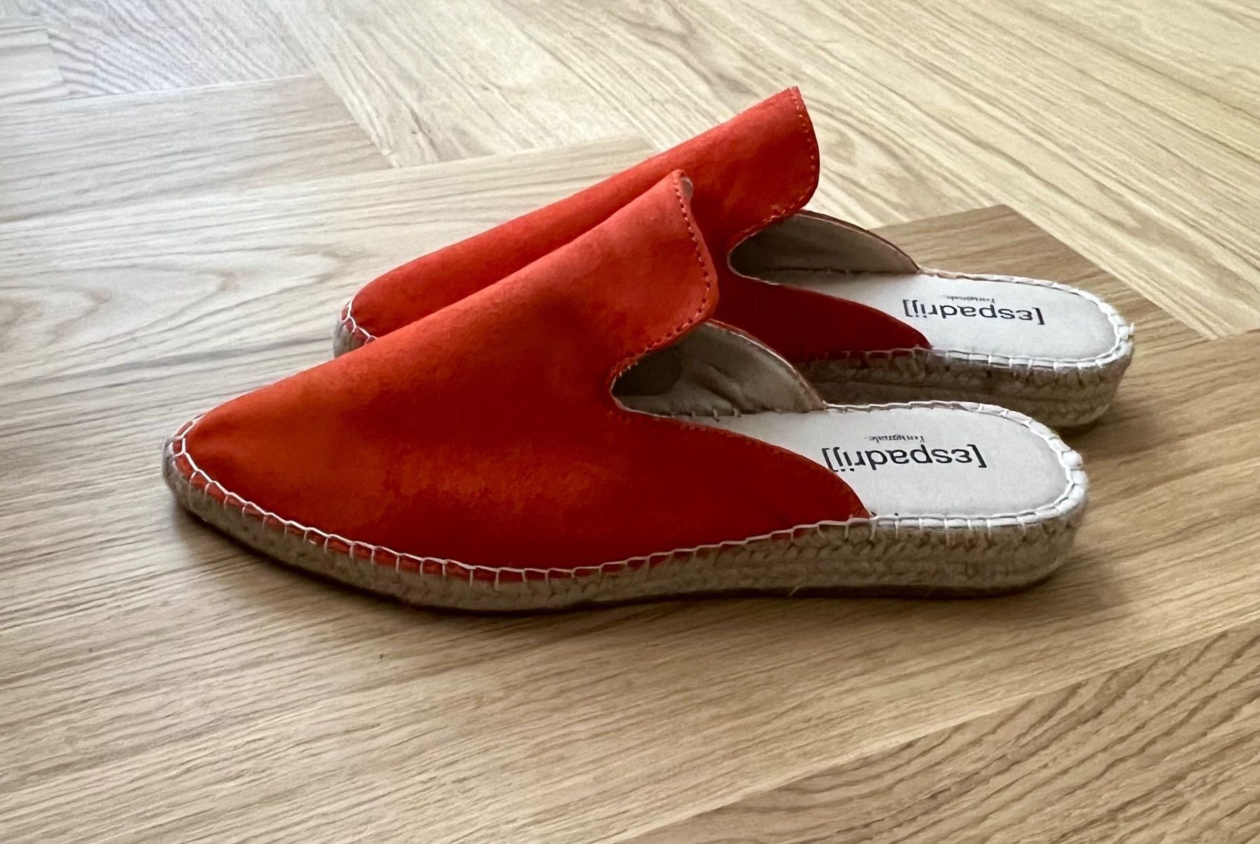 Scarpe da donna: Espadrilles von Espadrij -  Orange, Grösse 38 – Usato da Basel venduto da zukk_