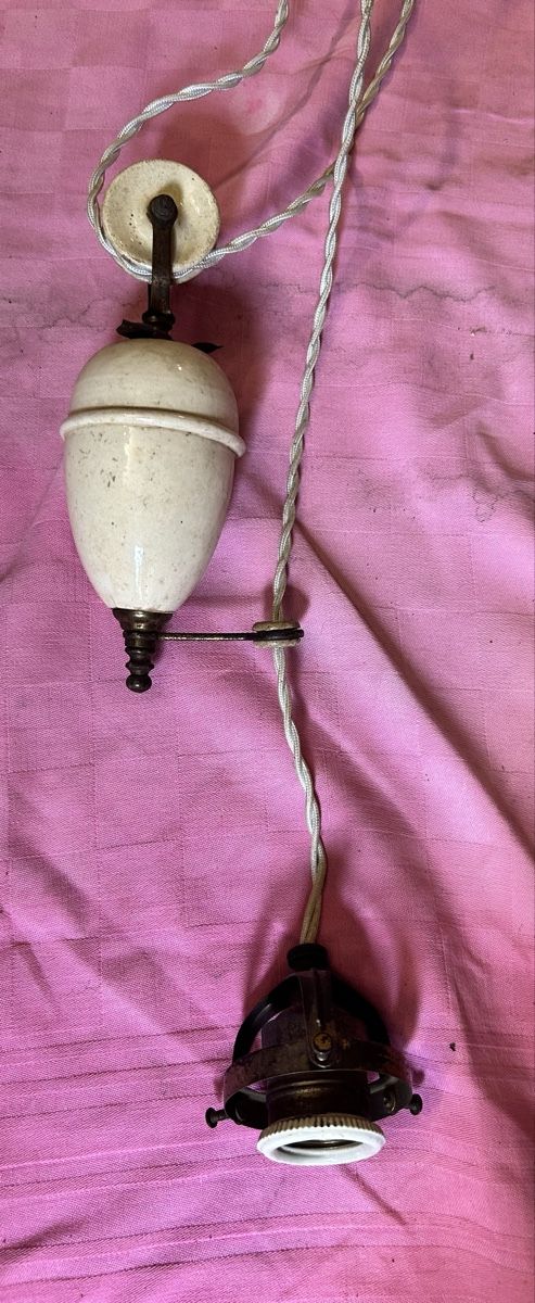 Lampen: 2 antike zug hängelampen – Gebraucht aus Bremgarten b. Bern von Thermes 2