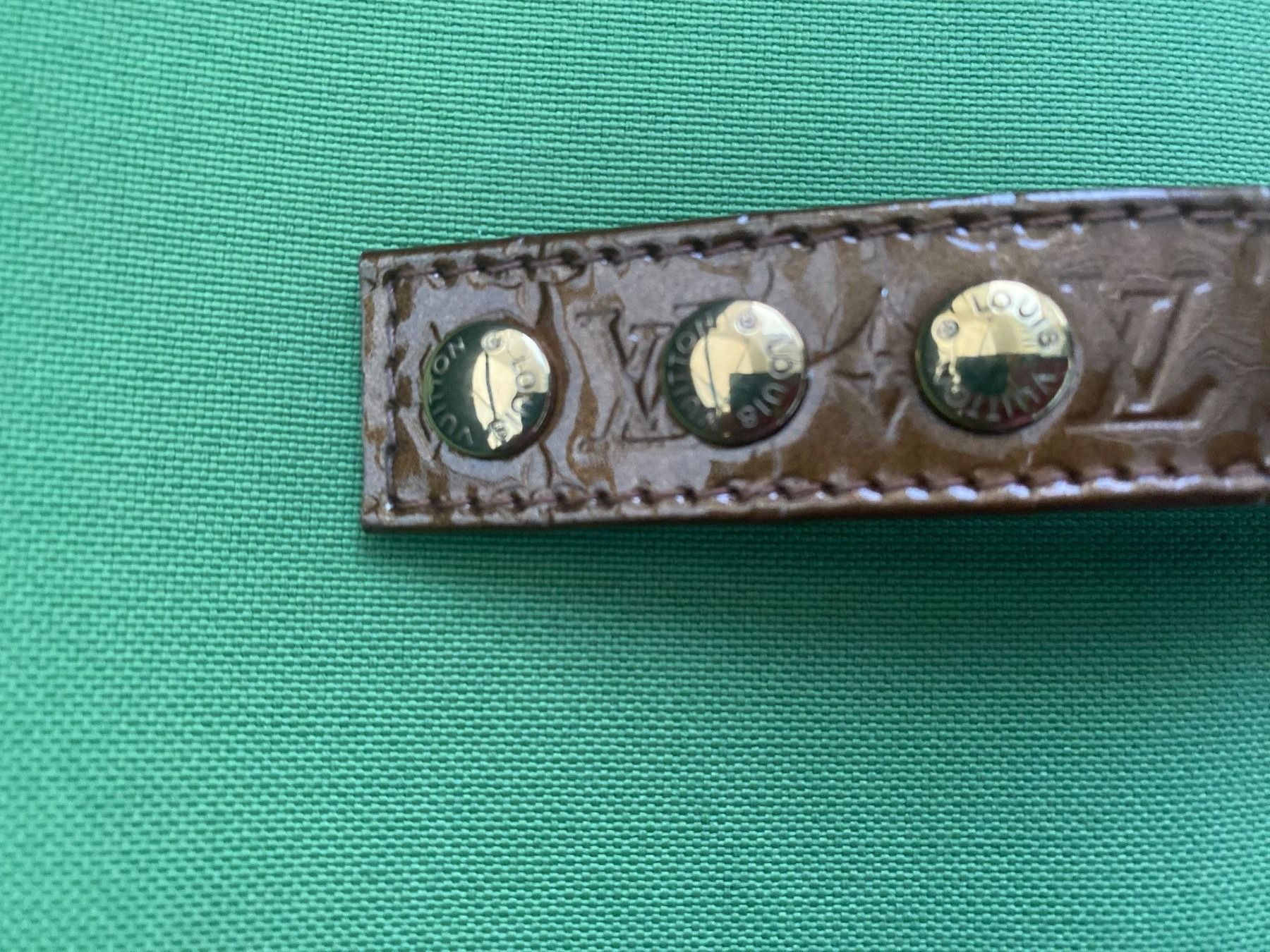 Louis Vuitton Bracciali & Braccialetti: LOUIS VUITTON VIP Armband Bâle 2000, Vernis Monogram, bronce – Usato da Winkel venduto da ferrari2022 3