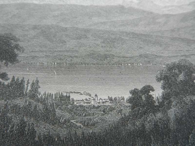 Incisioni: Die Montblanc-Kette St-Cergue – Usato da Risch venduto da Rischli15 8