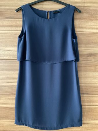 👗 Dunkelblaues elegantes Kleid Gr.38 Top Zustand 🥂🍾