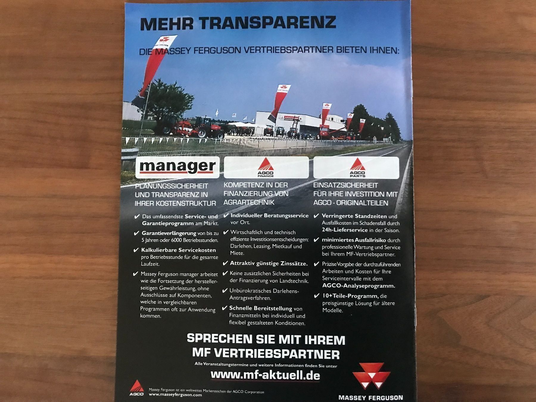 Documenti: MF Massey Ferguson Prospekt – Usato da Balterswil venduto da Jeko1967 4