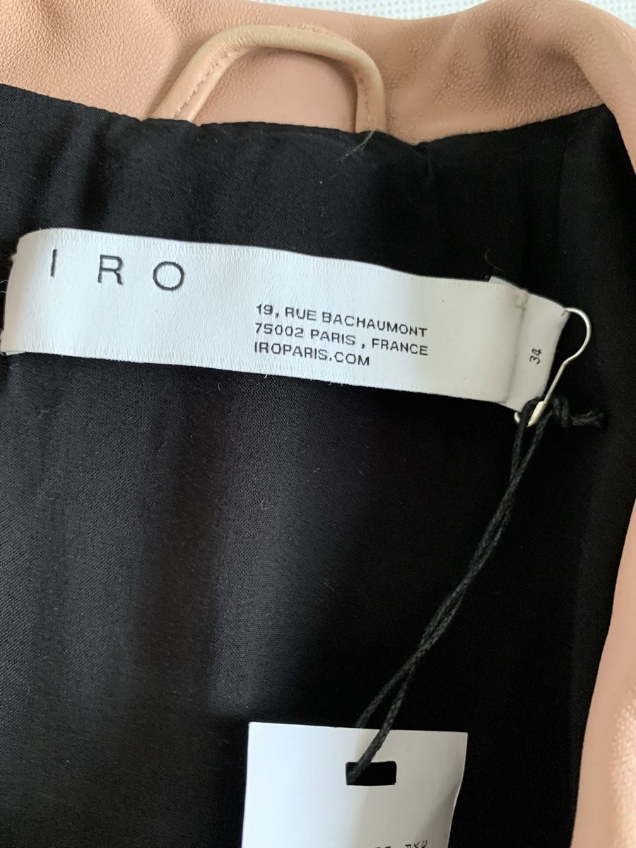 Iro Giacche: NEU mit Etiquette IRO Lederjacket Gr XS – Nuovo (secondo la descrizione) da Thalwil venduto da rocker3dan 8