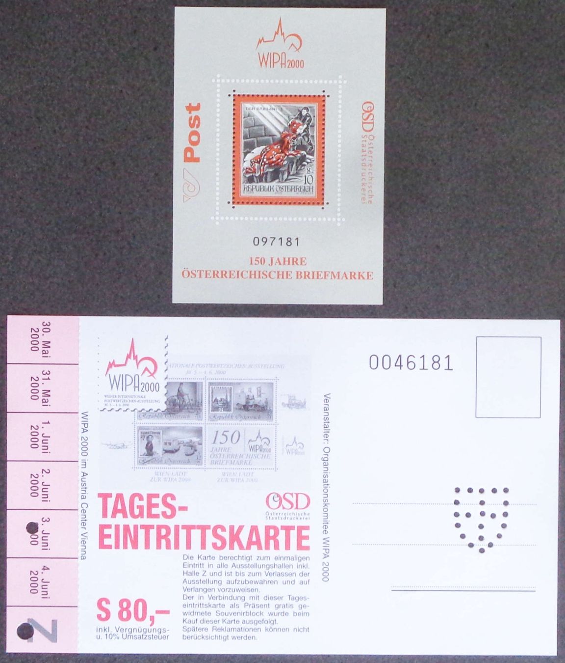 Tutti i francobolli: ÖSTERREICH: Ausgaben 2000 + 5 Blocks, 2 Kleinbogen ** – Nuovo (secondo la descrizione) da Le Locle venduto da timbrettino 1