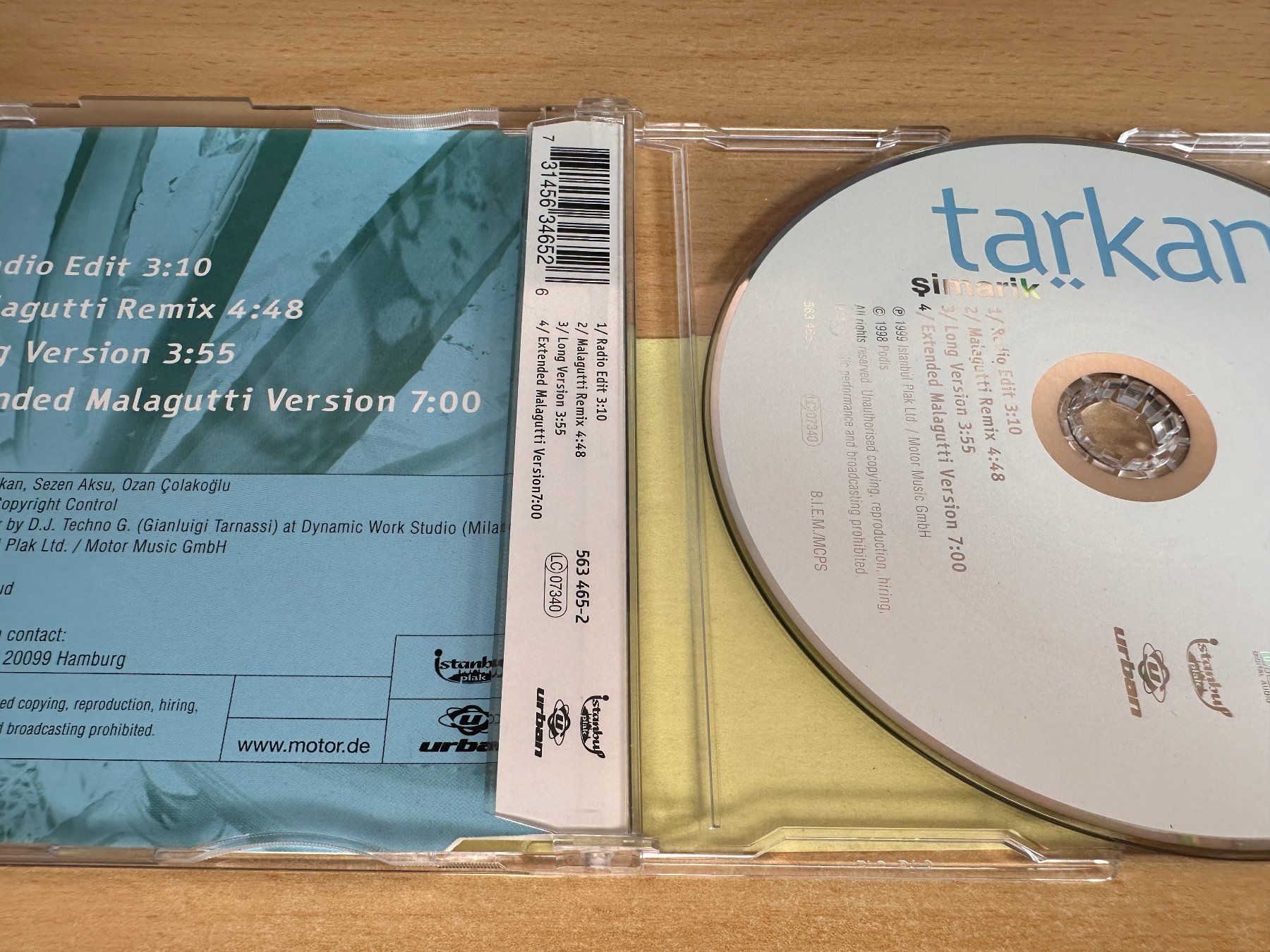 CD: Tarkan – Şimarik - Single CD – Usato da Rikon im Tösstal venduto da Alpenmutz 1