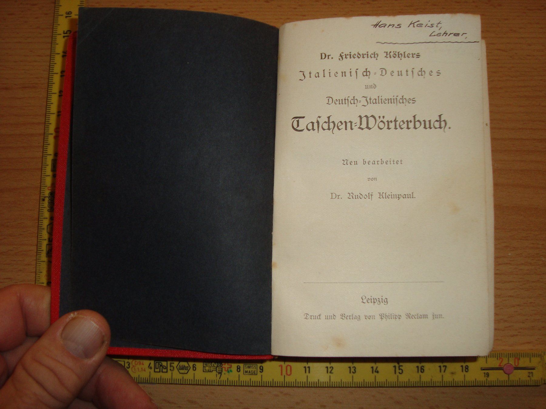 Bücher: Antikes Deutsch Italienisch Wörterbuch – Gebraucht aus Vordemwald von tinumesser 1