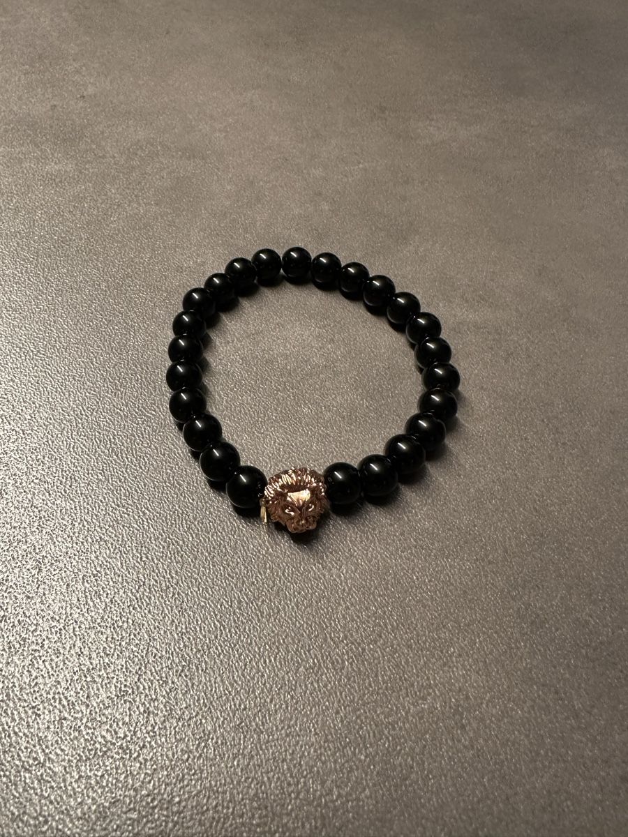 Armbänder & -reifen: Modischer Onyx Armschmuck mit Krone/Löwe/Silber Muster! – Neu (gemäss Beschreibung) aus Weinfelden von dyildiz95 1