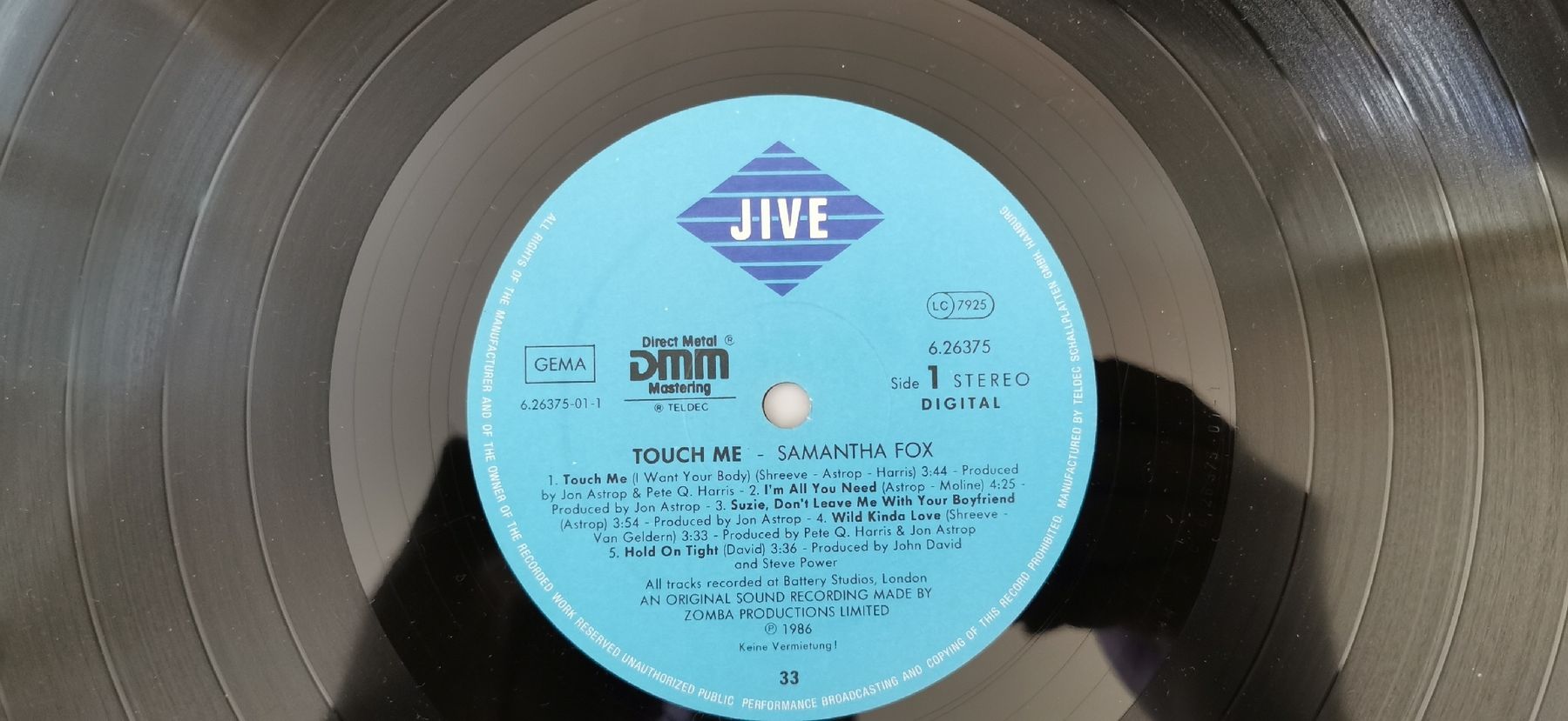 Dischi in vinile: Samantha Fox - Touch Me - Lp Vinyl – Usato da Hochfelden venduto da Stburri0 2