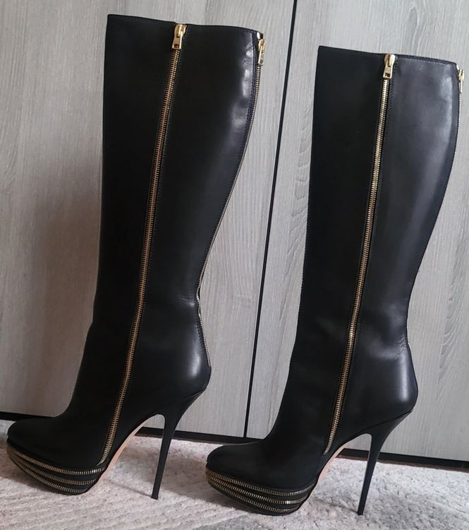 Bottes Hautes Genou Multicolores MERONA Pointure 10 US - Talon Bas Bloc - Occasion