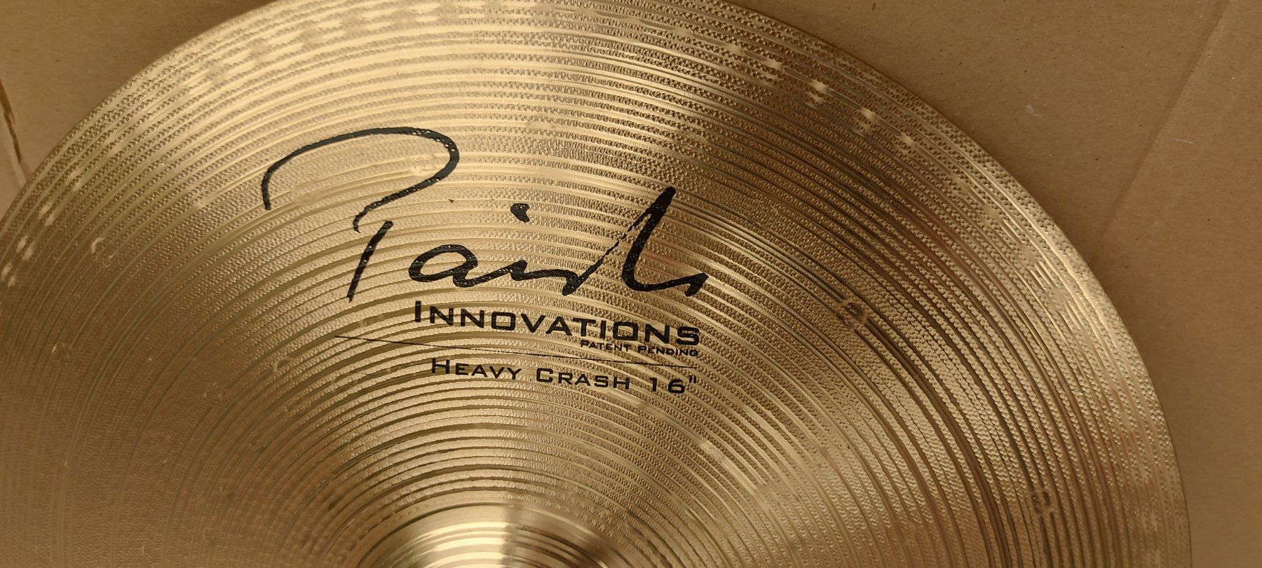 Paiste Musikinstrumente: Paiste innovations Heavy Crash 16" – Gebraucht aus Glattbrugg von Swissmusik 1
