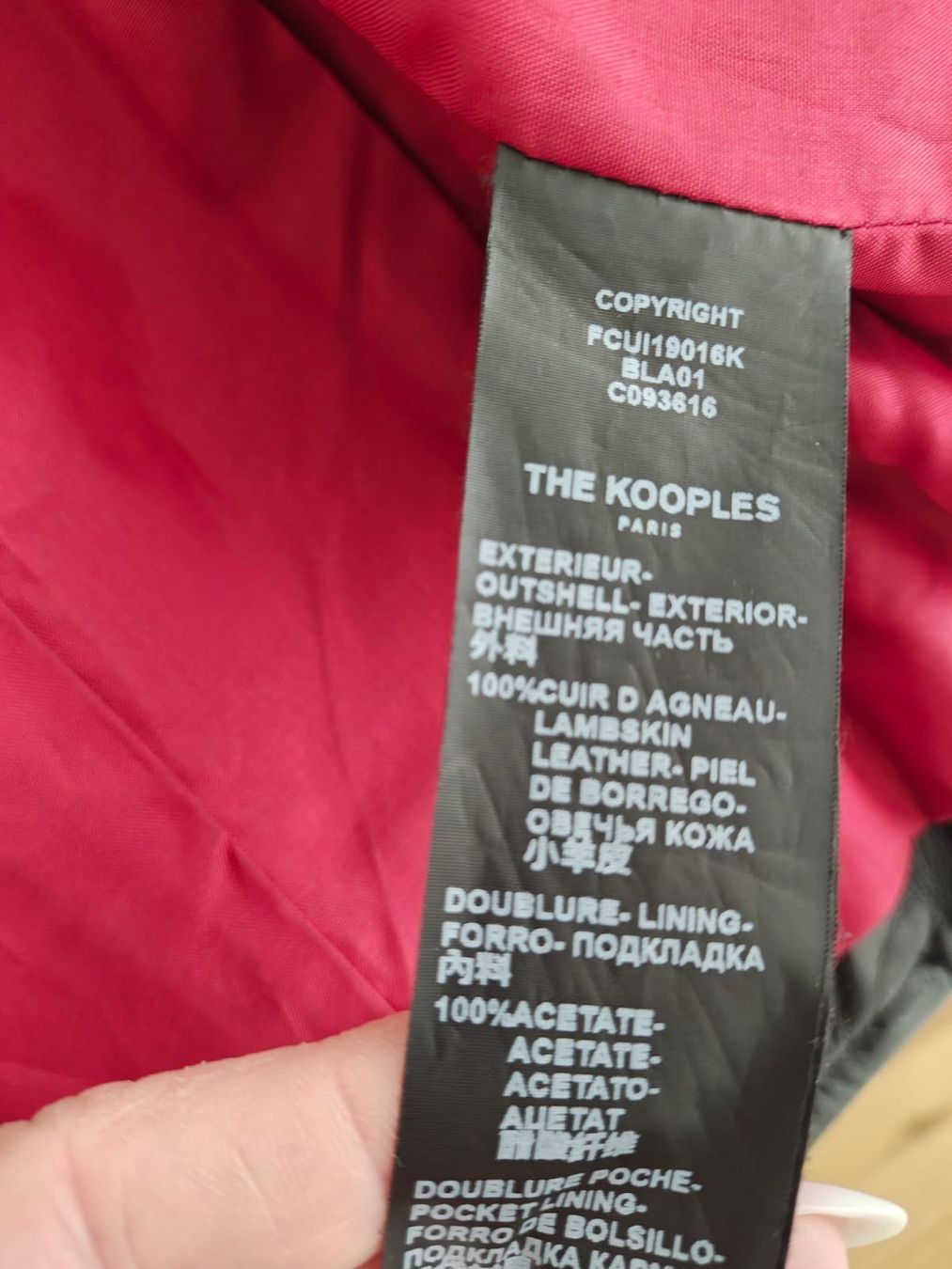 Kooples Giacche: Leder Jacke the KOOPLES 38 – Usato da Bern venduto da Iuliia_novova 2