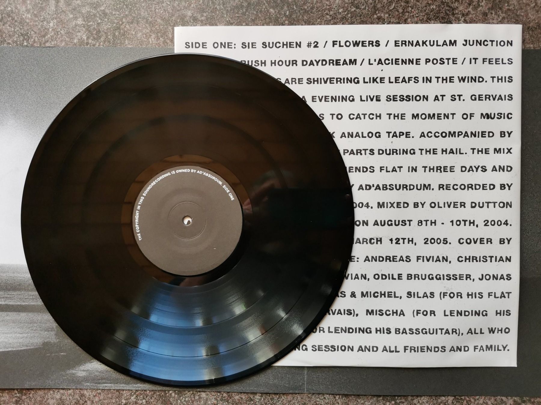 Dischi in vinile: Ad'absurdum / Many Stories One Take... – Nuovo (secondo la descrizione) da Biel / Bienne venduto da Music74