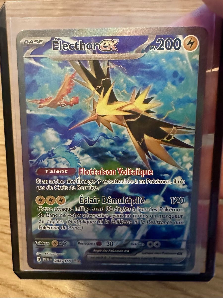 Pokémon Carte collezionabili: Électhor ex 151 – Usato da Petit-Lancy venduto da L4NCE