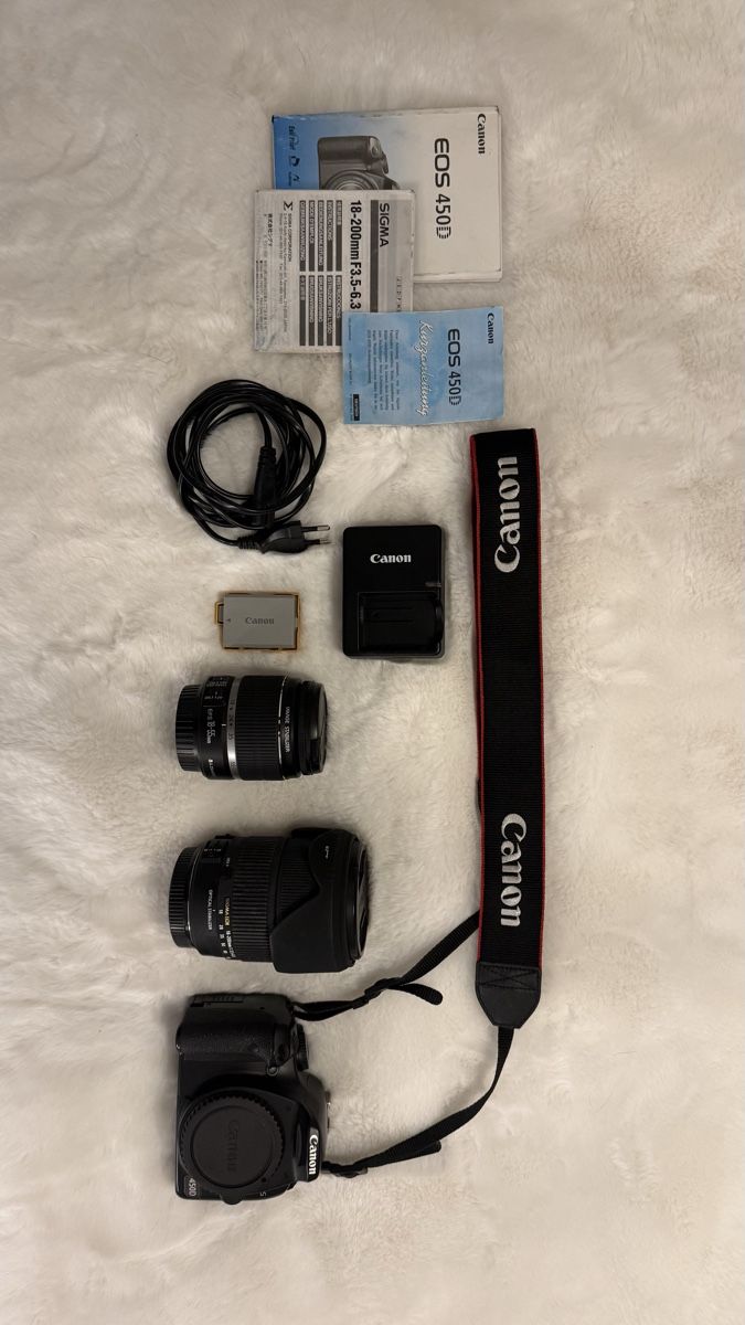 Canon Fotocamera: Canon EOS 450D Spiegelreflexkamera mit 2 Objektive Top! – Usato da Walzenhausen venduto da poupette72 7