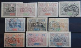 Obock Franz. Kolonien ex. Kat. 39-50 */gest. 1894