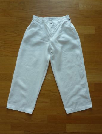 NILE Leinenhose weiss