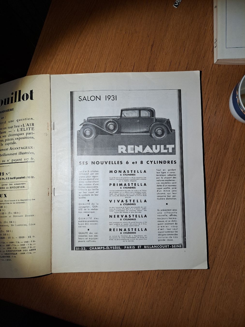 Riviste & Magazine: LE CRAPOUILLOT OCTOBRE 1931 - AUTOMOBILE !!! – Usato da Monthey venduto da Elfoto2007 1