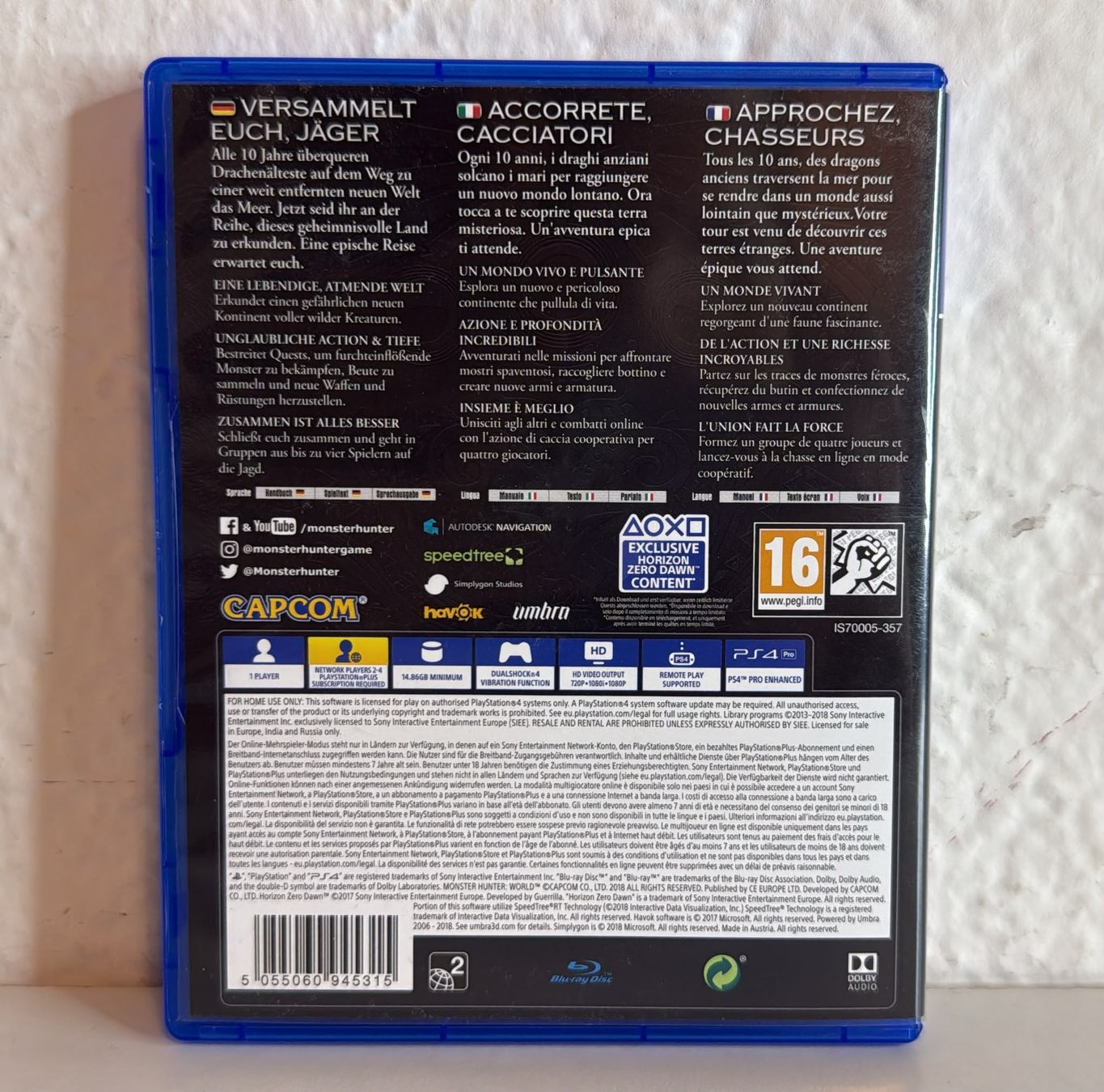 Spiele: PS4 Spiel Monster Hunter World – Gebraucht aus Ehrendingen von lax21 1