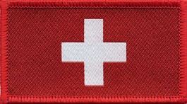 Aufnäher Schweiz Patch Suisse Swiss Switzerland 80x45 mm