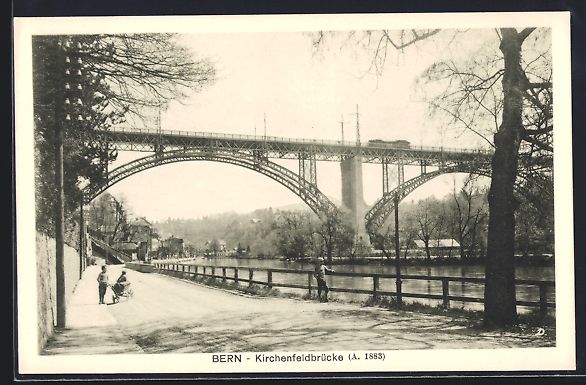 Cartoline postali: AK Bern, Kirchenfeldbrücke – Usato da Berlin venduto da bartko-reher