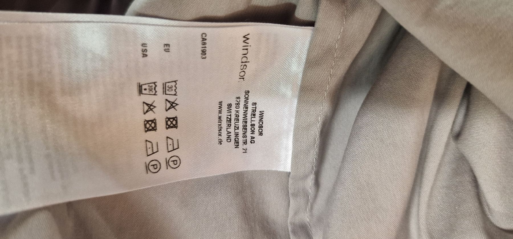 Windsor Camicette: Windsor Damen Bluse Gr. 36 Beige Tailliert Baumwolle Elegant – Nuovo (secondo la descrizione) da Affeltrangen venduto da Szafaoli 4