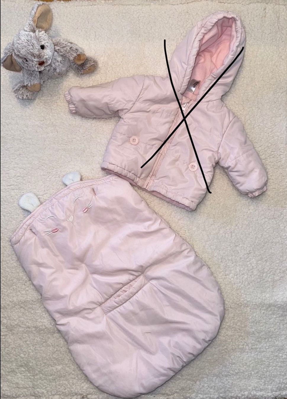 Sacchi a pelo: Rosa Fusssack Gr. 0 bis 3 Monate – Nuovo (secondo la descrizione) da Horgen venduto da AA.AW55