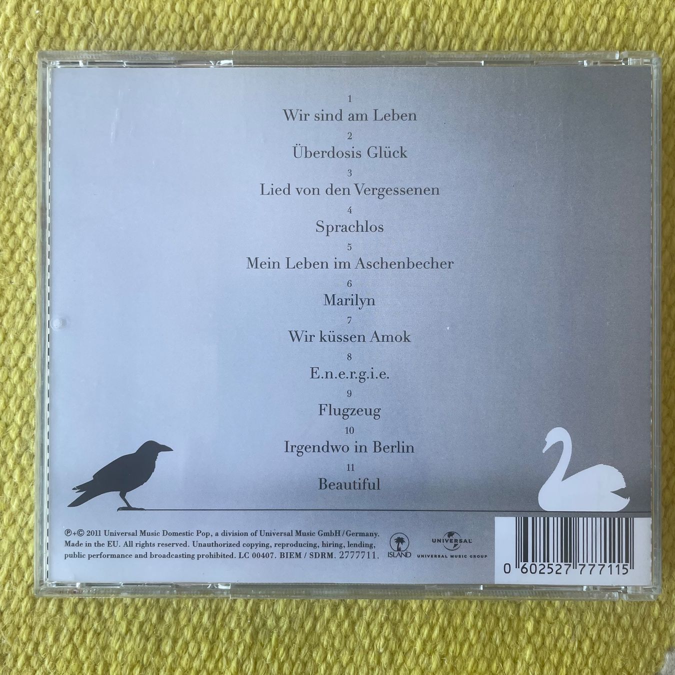 CD: ROSENSTOLZ-WIR SIND AM LEBEN – Usato da Rorschacherberg venduto da CD-Roli 1