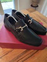 Salvatore Ferragamo Faro Gancini Loafer Schwarz Gr. 44