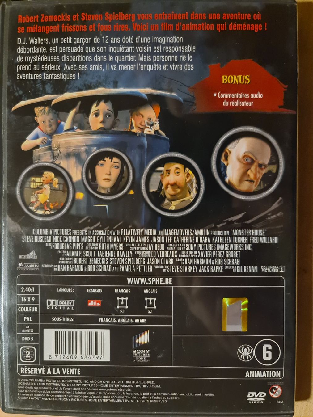Alle DVDs: Monster House DVD - français – Gebraucht aus Dintikon von Vexi 1